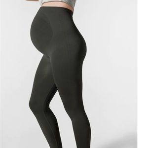 2 large belly support leggings maternity